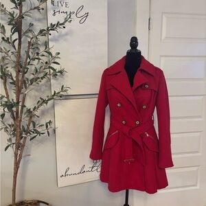 Express Vibrant Red Outerwear